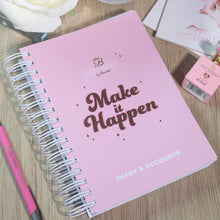 Load image into Gallery viewer, Glitterbels Diary & Accounts Planner