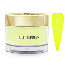 Load image into Gallery viewer, Glitterbels Acrylic Powder 28g - Highlighter Yellow