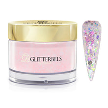 Load image into Gallery viewer, Glitterbels Acrylic Powder 28g - Coral Stardust