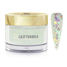 Load image into Gallery viewer, Glitterbels Acrylic Powder 28g - Minty Stardust