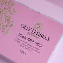 Load image into Gallery viewer, Glitterbels Square Matte Finish Tips