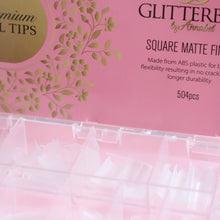 Load image into Gallery viewer, Glitterbels Square Matte Finish Tips