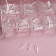 Load image into Gallery viewer, Glitterbels Clear Stiletto Nail Tips