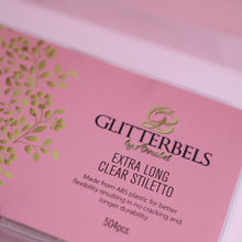 Load image into Gallery viewer, Extra Long Clear Stiletto Tips