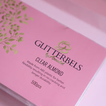 Load image into Gallery viewer, Glitterbels Clear Almond Tips