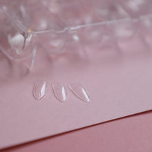 Load image into Gallery viewer, Glitterbels Clear Almond Tips