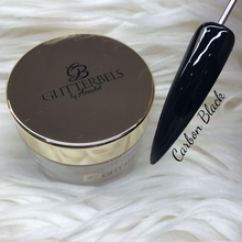 Load image into Gallery viewer, Glitterbels Acrylic Powder 28g - Carbon Black