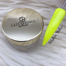 Load image into Gallery viewer, Glitterbels Acrylic Powder 28g - Highlighter Yellow