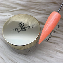 Load image into Gallery viewer, Glitterbels Acrylic Powder 28g - Coral Sunrise