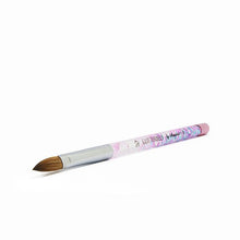Load image into Gallery viewer, Pinched Pastel Glitter Acrylic Brush Size 8
