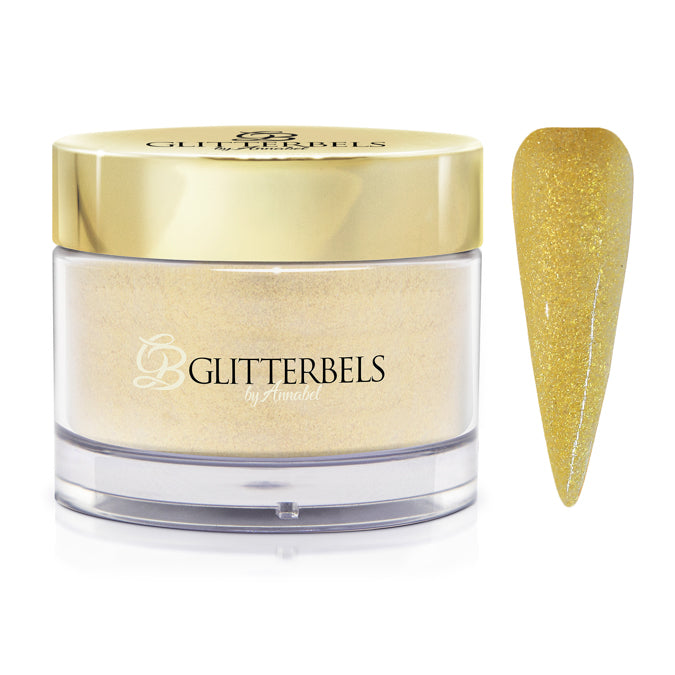 Glitterbels Acrylic Powder 28g - Soft Gold Shimmer