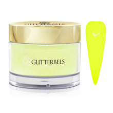 Load image into Gallery viewer, Glitterbels Acrylic Powder 28g -  Highlighter Yellow
