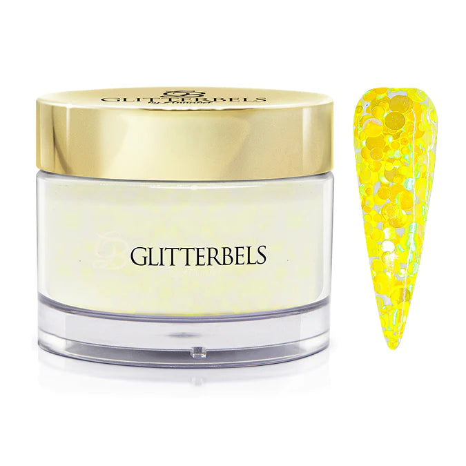Glitterbels Acrylic Powder 28g - Lemon Fizz
