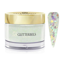Load image into Gallery viewer, Glitterbels Acrylic Powder 28g - Minty Stardust
