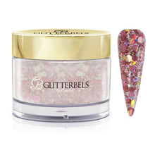 Load image into Gallery viewer, Glitterbels Acrylic Powder 28g - Roses In Gold

