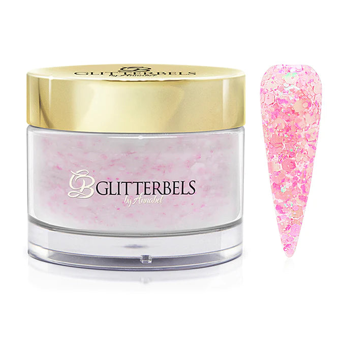 Glitterbels Acrylic Powder 28g - Raspberry Ripple